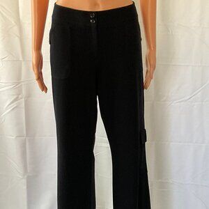 Coldwater Creek Black Dressy Cargo Pants / Size 10 / NWOT